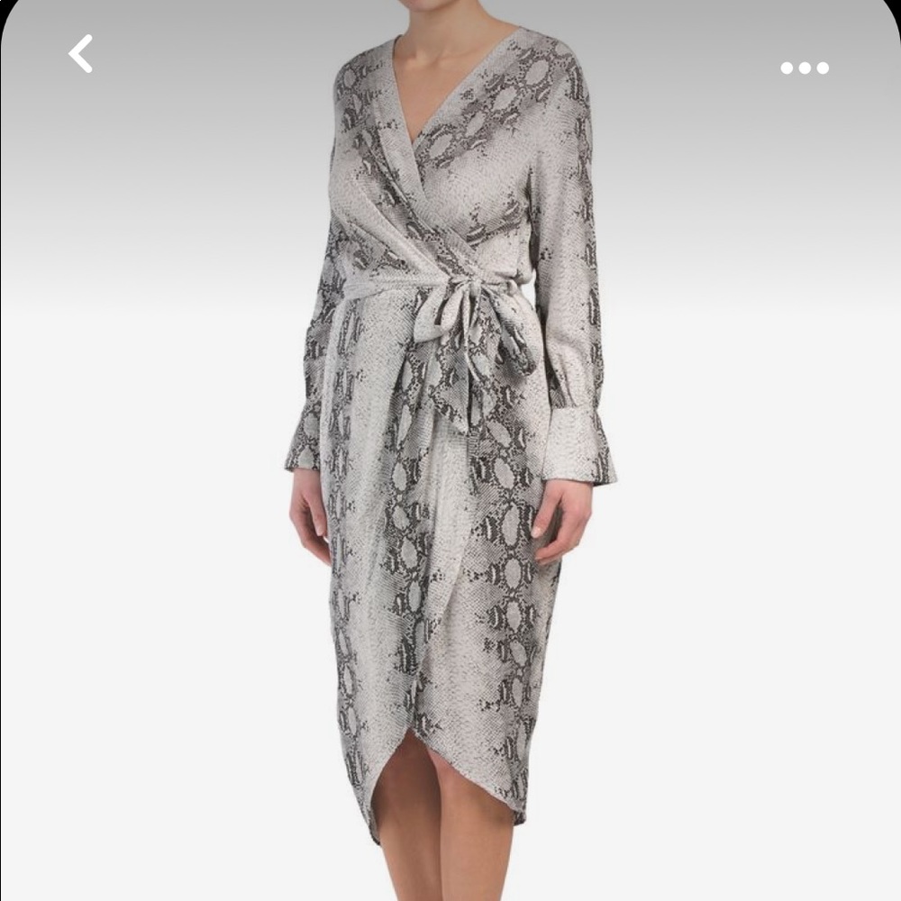Figure hugging buttery soft animal print midi summer dress